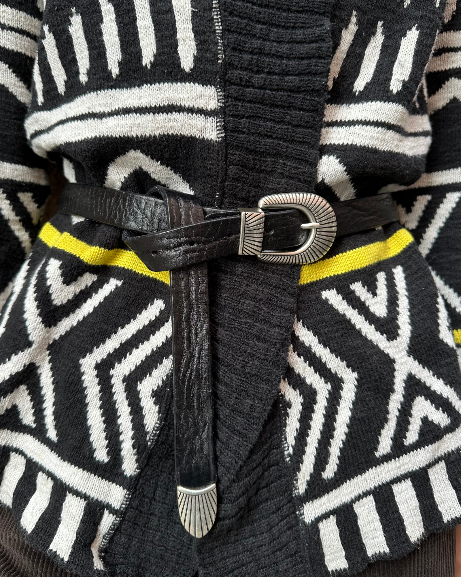 Black Leather Belt