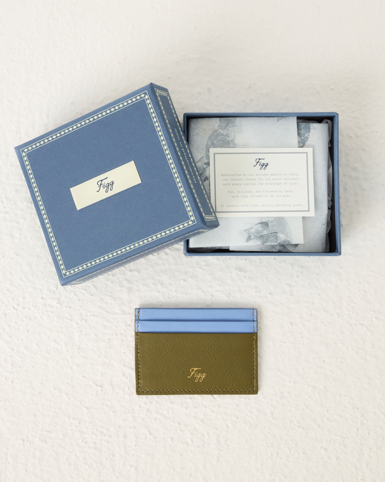 Carciofo Leather Card Holder