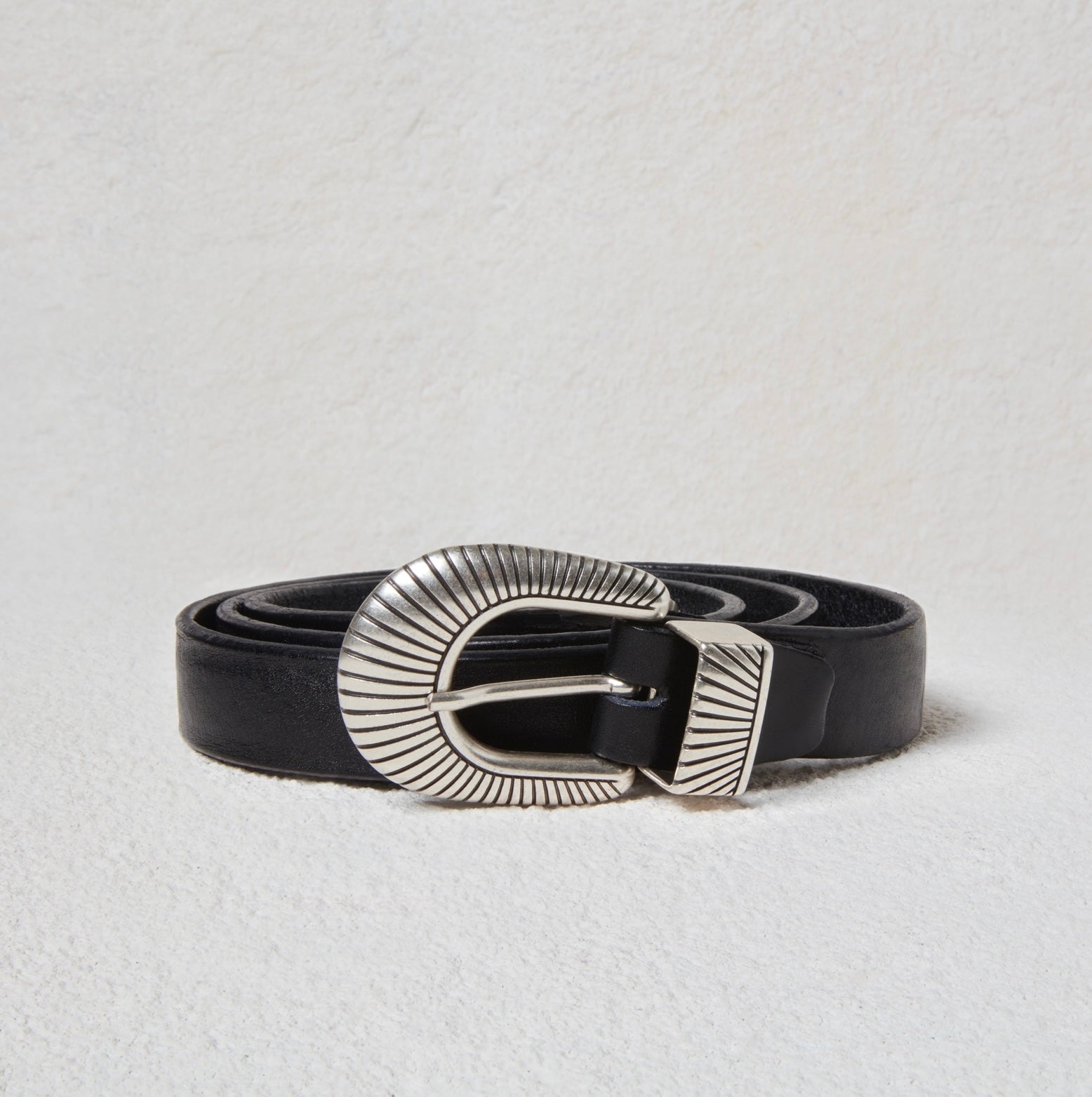 Black Leather Belt