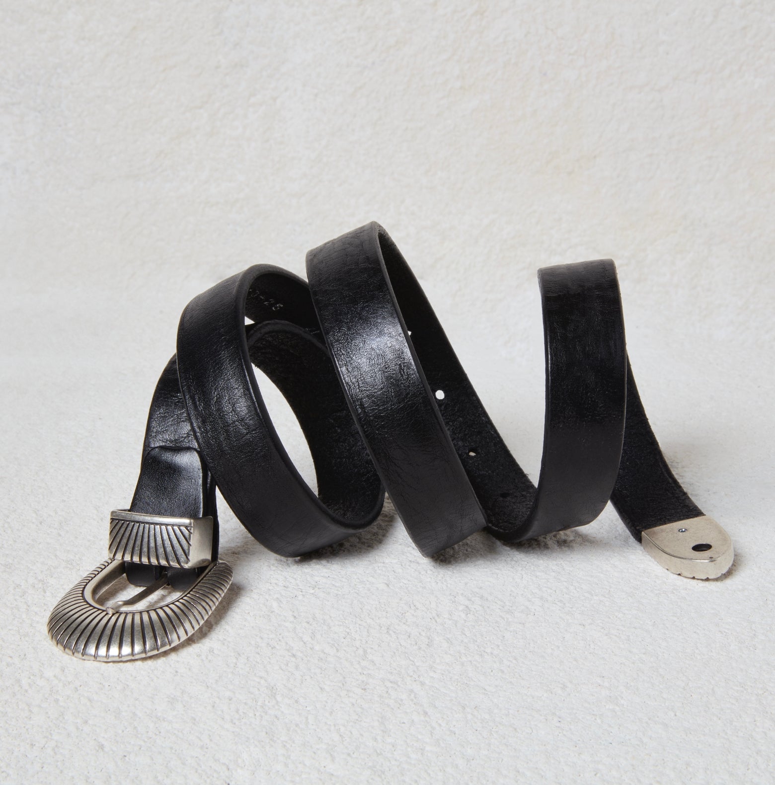 Black Leather Belt