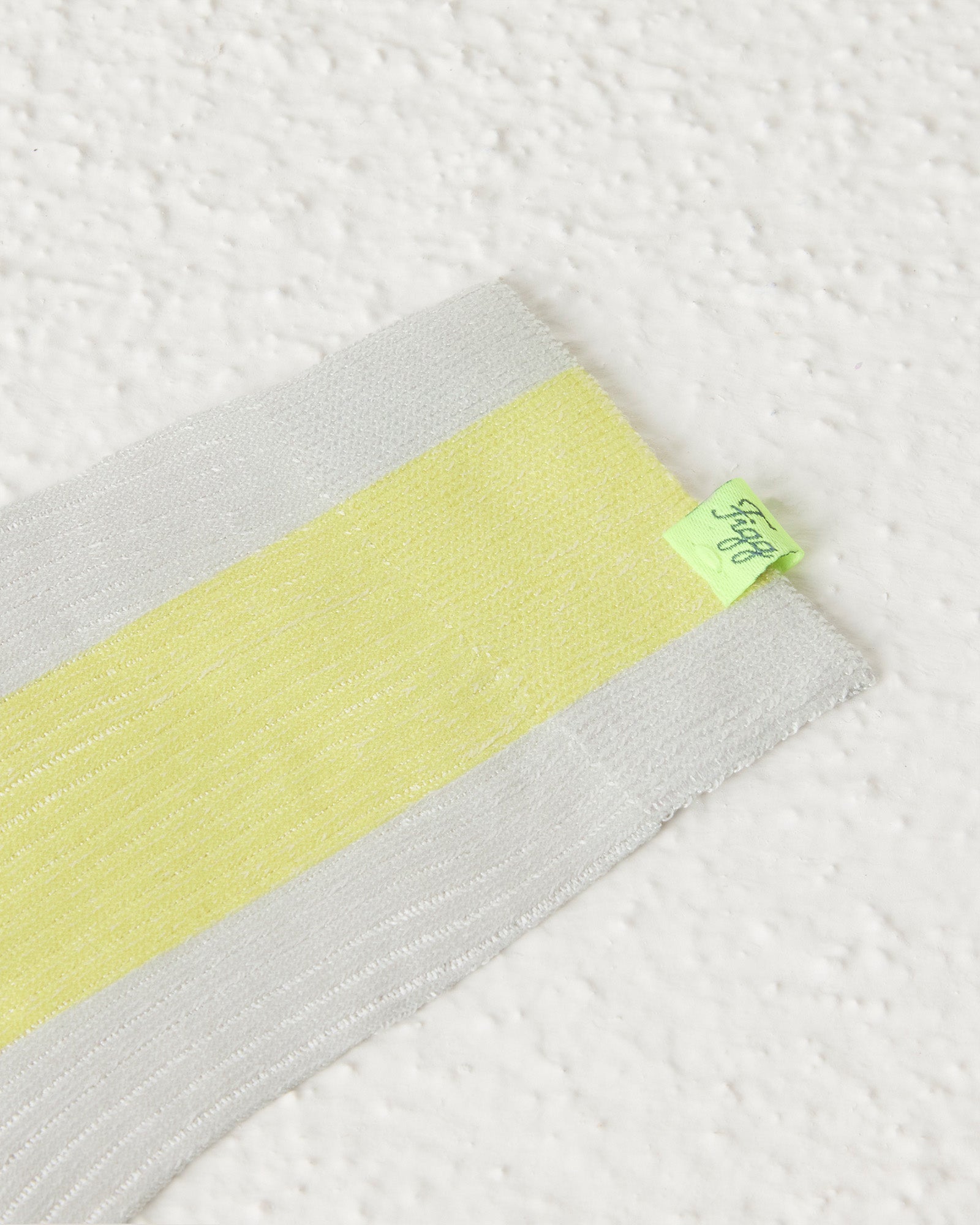 Lime & Gray Stripe