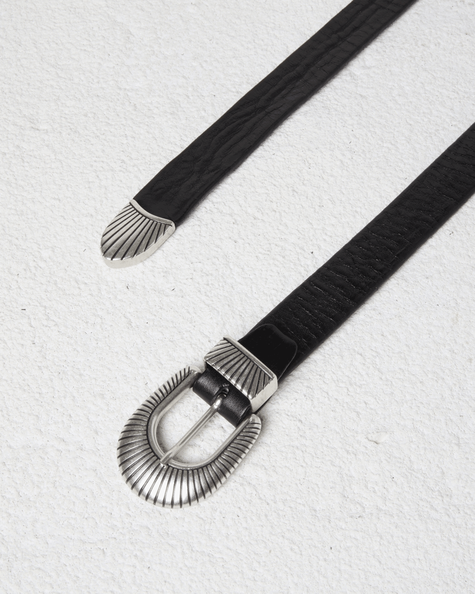 Black Leather Belt