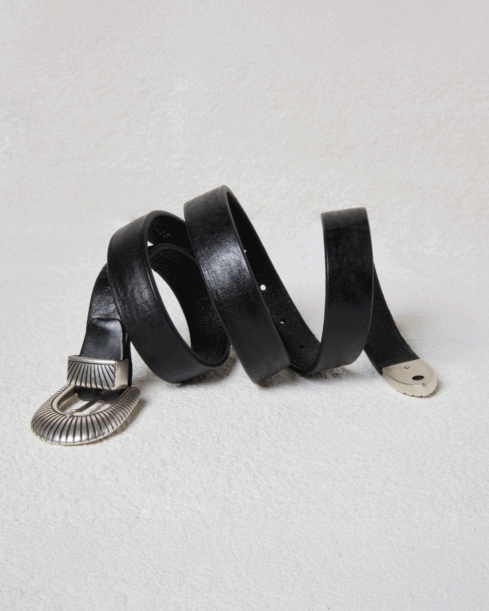 Black Leather Belt