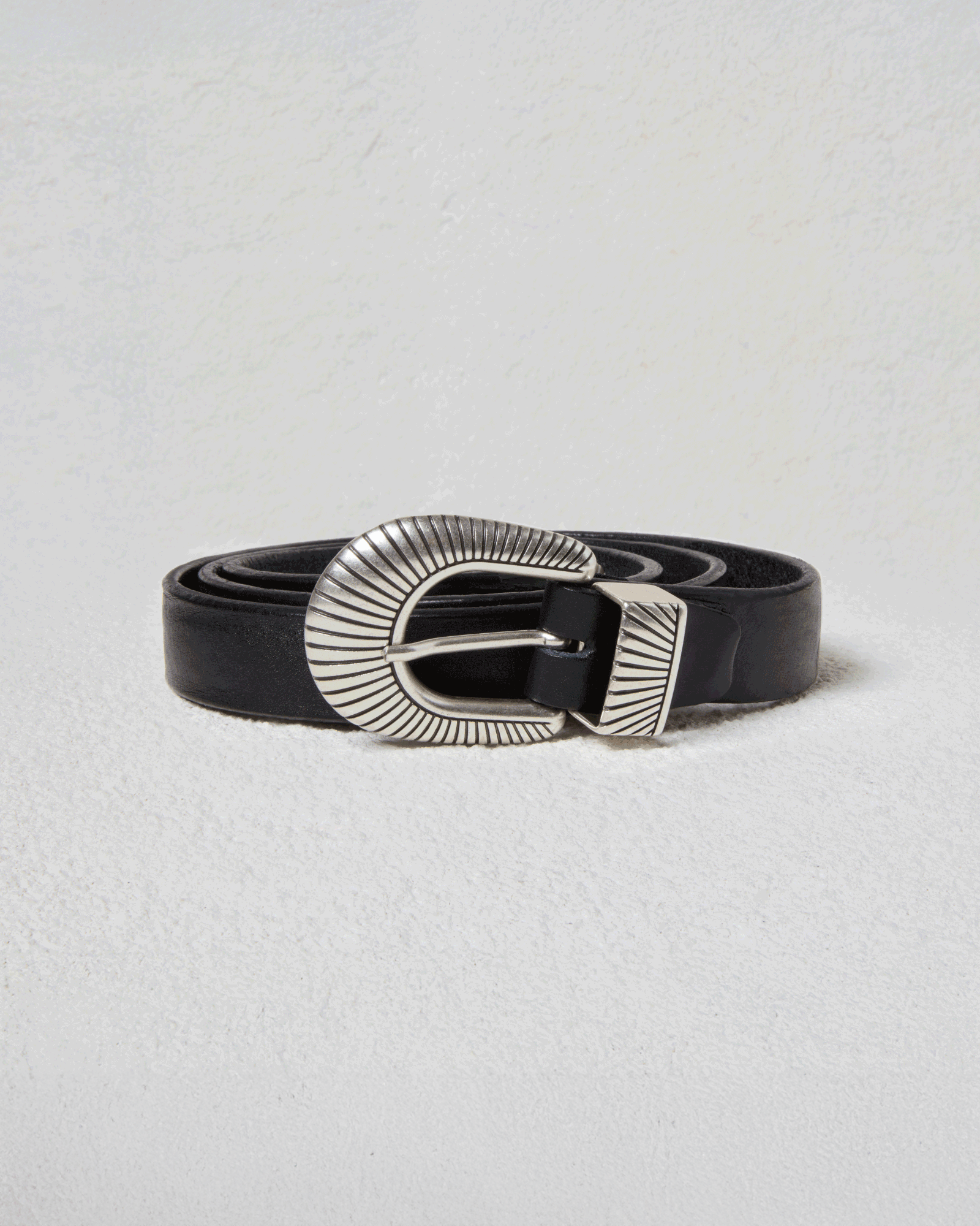 Black Leather Belt